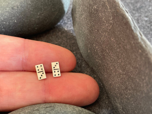Domino Earrings in 925 Sterling Silver