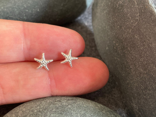Starfish Earrings in 925 Sterling Silver