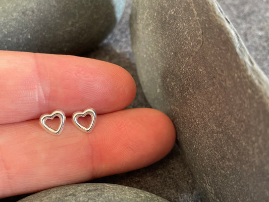 Heart Earrings in 925 Sterling Silver