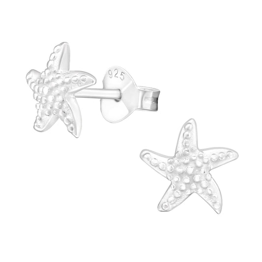 Starfish Earrings in 925 Sterling Silver