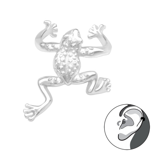Frog Ear Cuff in 925 Sterling Silver
