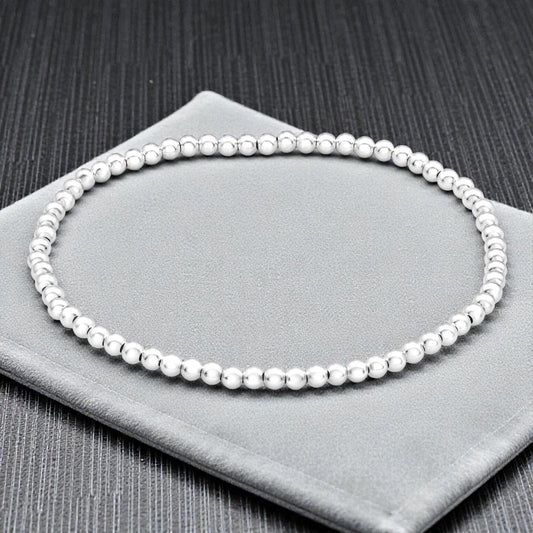 Silver Ball Bracelet – 925 Sterling Silver
