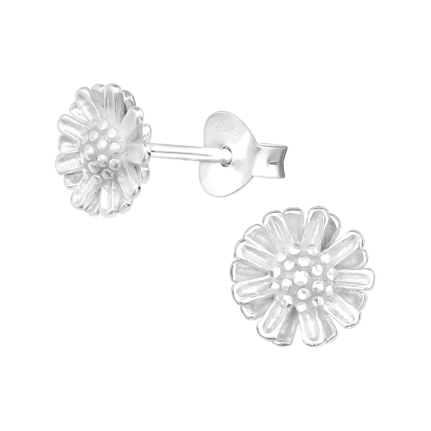 Daisy Earrings in 925 Sterling Silver