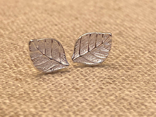 Leaf Earrings in 925 Sterling Silver