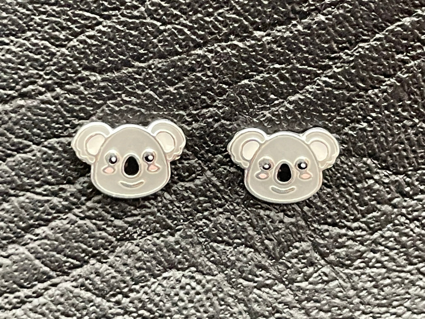 Aussie Koala Bear Earrings in 925 Sterling Silver