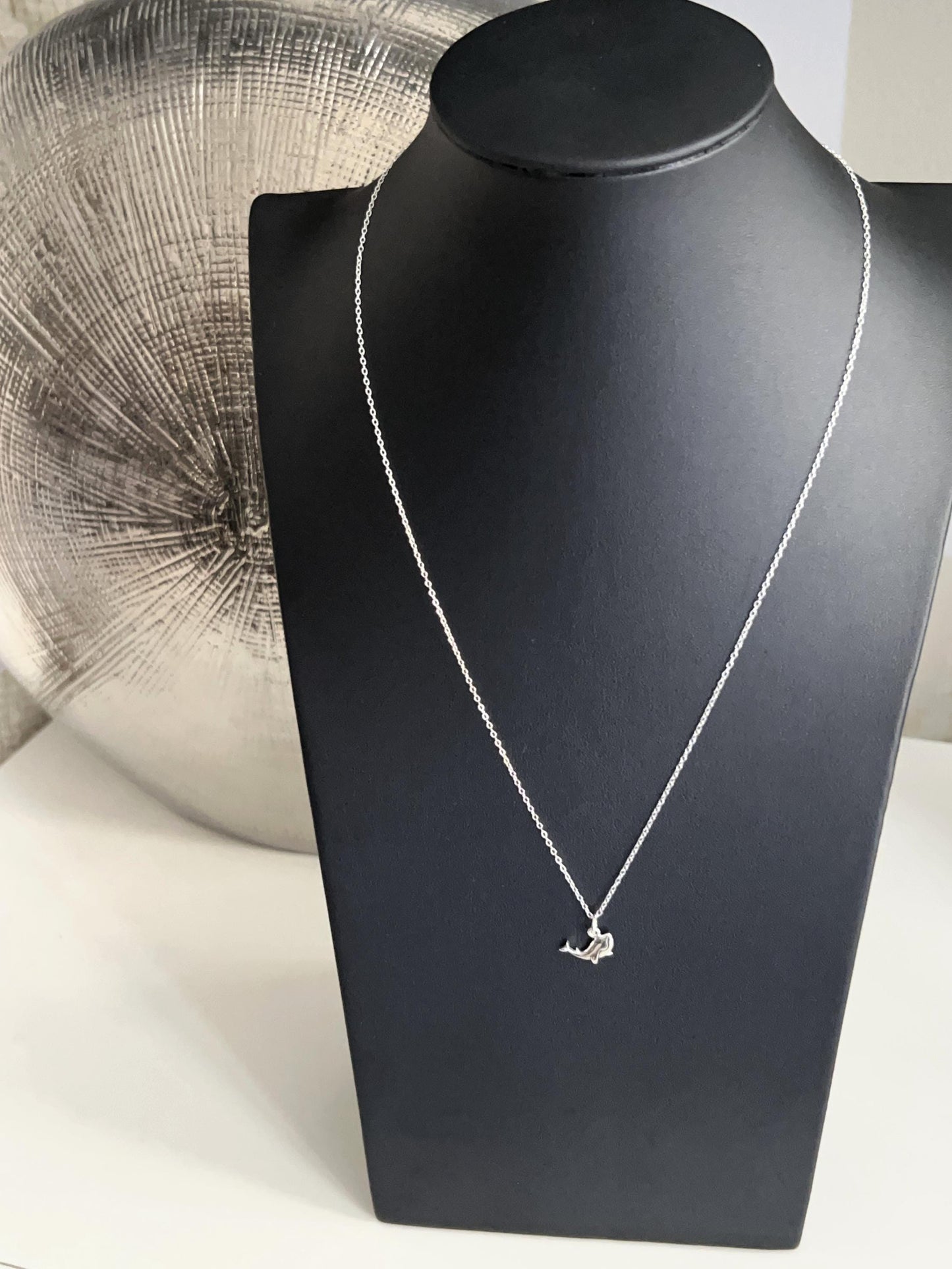 Whale - 925 Sterling Silver Pendant and Necklace - Boxed