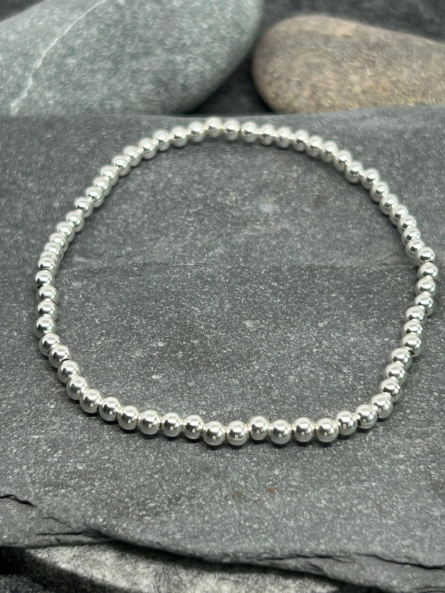 Silver Ball Bracelet – 925 Sterling Silver