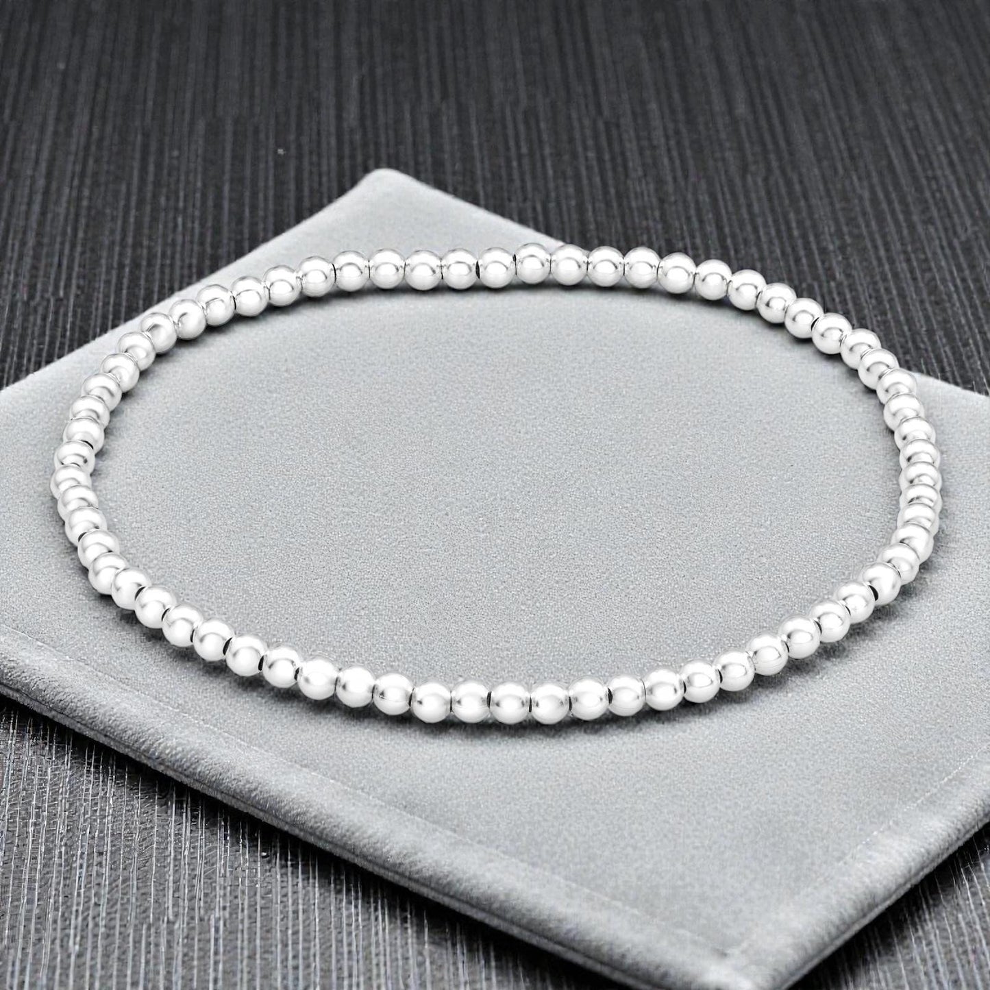 Silver Ball Bracelet – 925 Sterling Silver