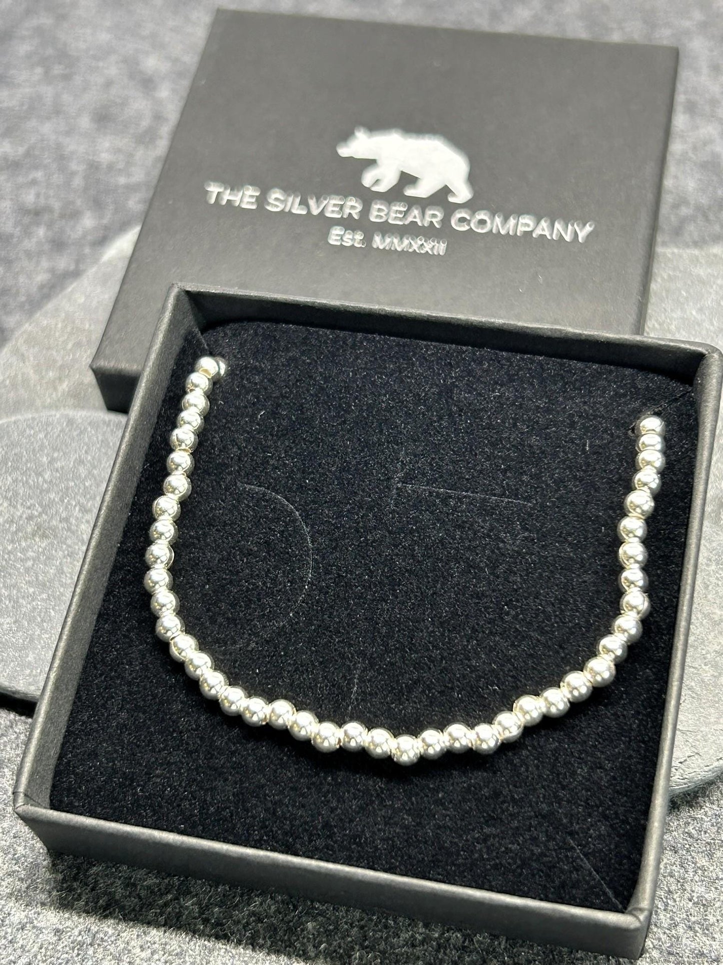 Silver Ball Bracelet – 925 Sterling Silver